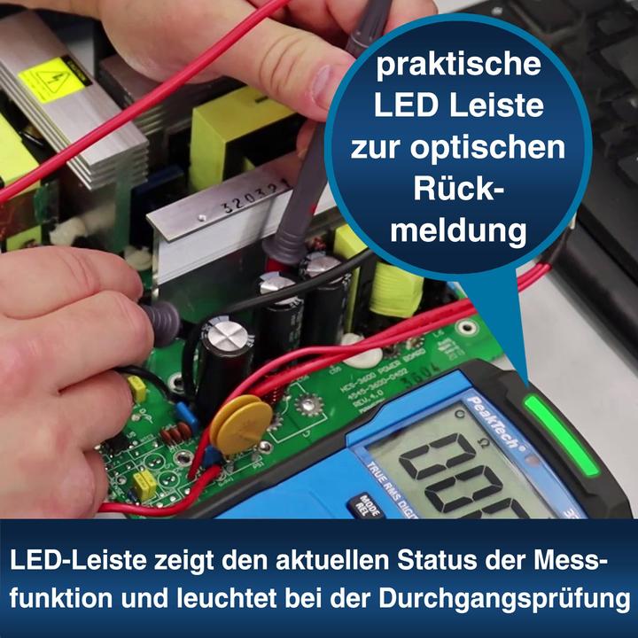 Actual product image Peaktech P 3350 True RMS digital multimeter (CAT III 600V)