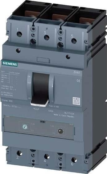 Actual product image Siemens 3VA1450-4EF32-0AA0 MCCB IEC BG630 500A 3P 36KA TM ATAM