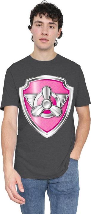 Actual product image Paw Patrol Unisex Adult Skye Badge T-Shirt (3XL)