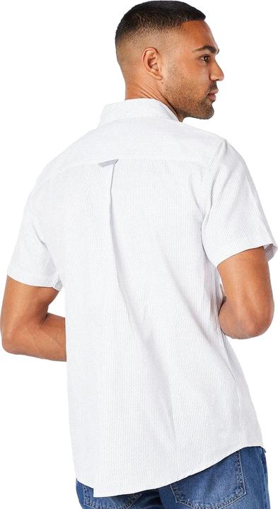 Actual product image Universal Textiles Mens Herringbone Short-Sleeved Shirt (S)