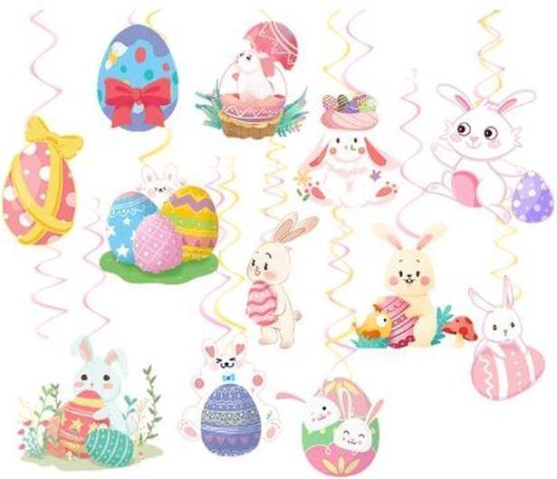 Produktbild MU Style Spiralgirlanden Ostern (1 x)