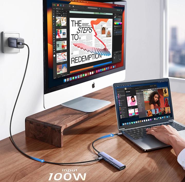 Immagine prodotto Ugreen Adapteris Hub CM478 (USB-C, 5 Porti)