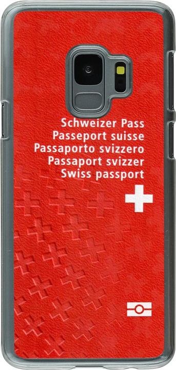 Actual product image PhoneLook Coque transparent Swiss Passport (Samsung Galaxy S9)