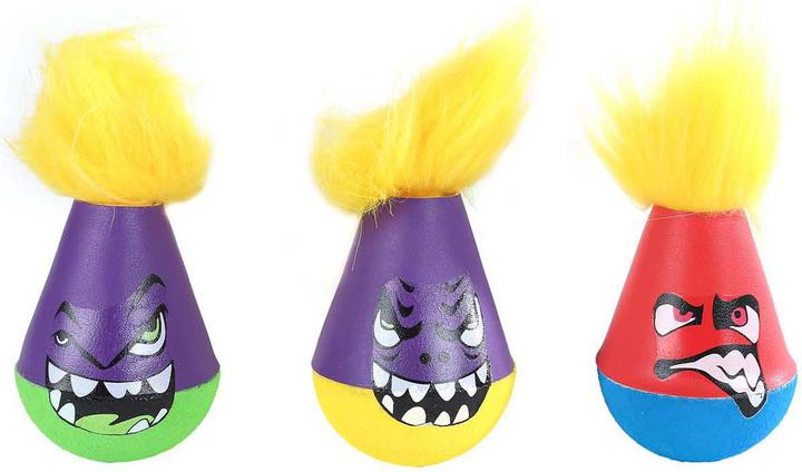 Gametime Jonglierbälle Monster mit Haaren, 12 cm