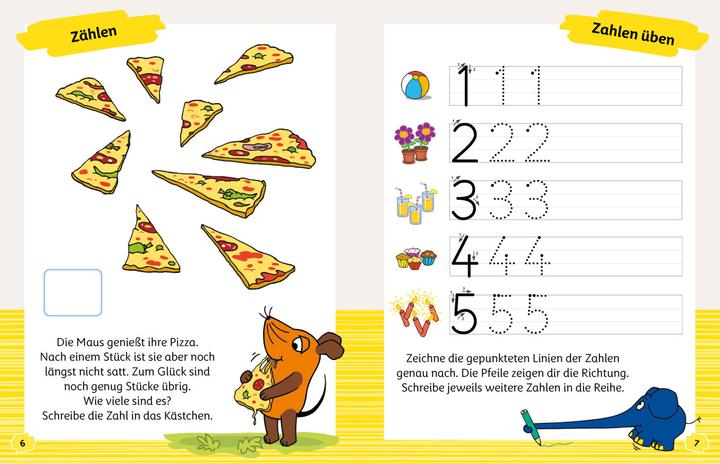 Actual product image Erste Zahlen mit der Maus (German, pen2nature, 2023)