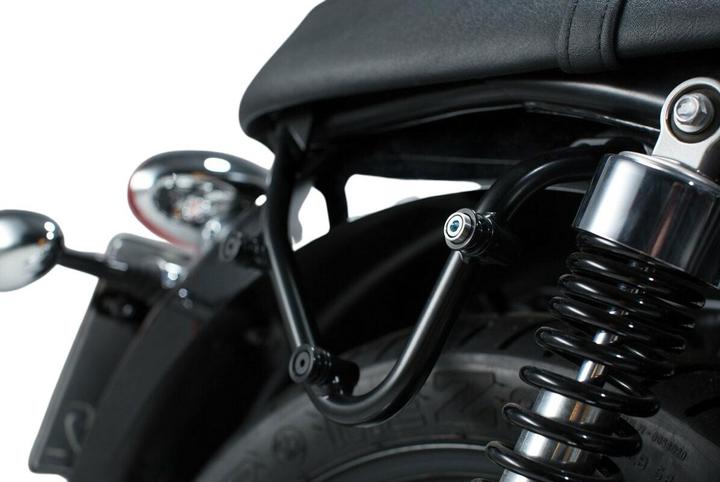 Actual product image Sw Motech motorcycle pannier spacers slc gauche triumph thruxton/bonneville/scrambler
