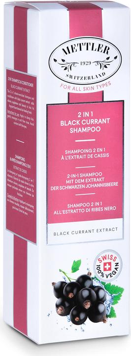 Produktbild Mettler1929 2-in-1 Shampoo mit Cassis-Extrakt (200 ml, Flüssiges Shampoo)