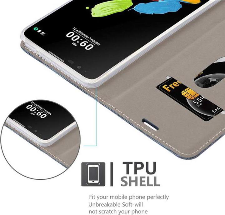 Actual product image Cadorabo Book Jeans Optics Cover (LG Stylus 2)