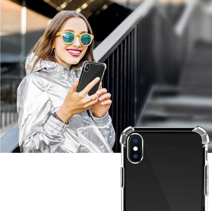 Immagine prodotto Screenguard Apple iPhone Xs Custodia Crystal Soft Airbag Bumper (Apple iPhone XS)