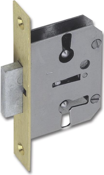 Actual product image Junie 667 Bart mortise lock, backset 50 mm, steel/forend brass