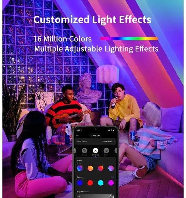 Immagine prodotto Yeelight Lightstrip Pro (Multicolore, 200 cm, Interno)
