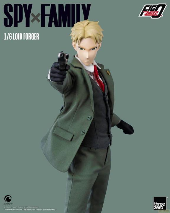 Actual product image ThreeZero Spy x Family FigZero Action Figure 1/6 Loid Forger 31 cm