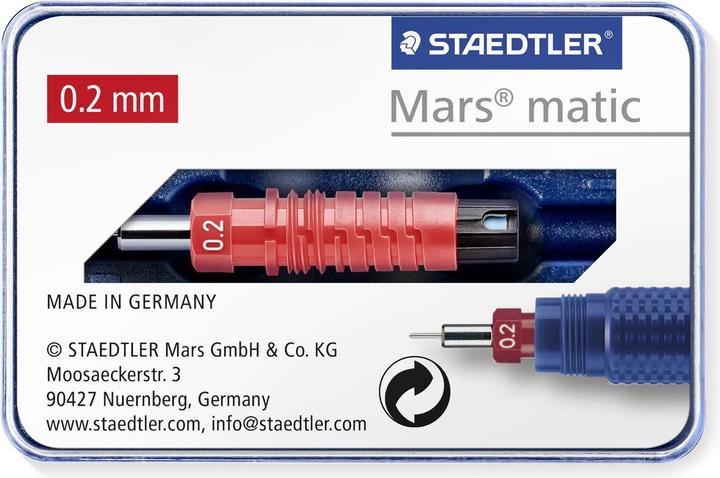 Image du produit Staedtler Pointe de rechange 0.2mm (Recharger, 0.20 mm)