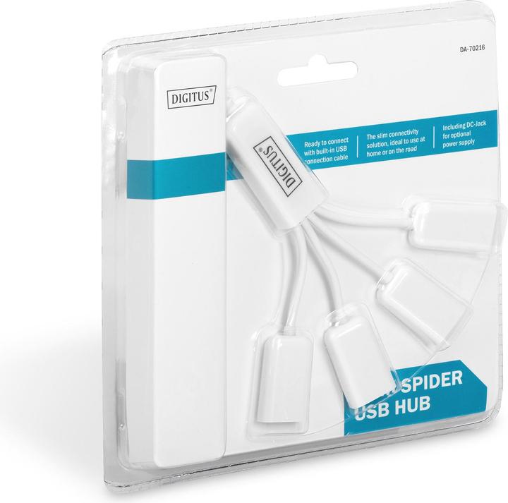 Actual product image Digitus slim spider (USB-A, 4 Ports)