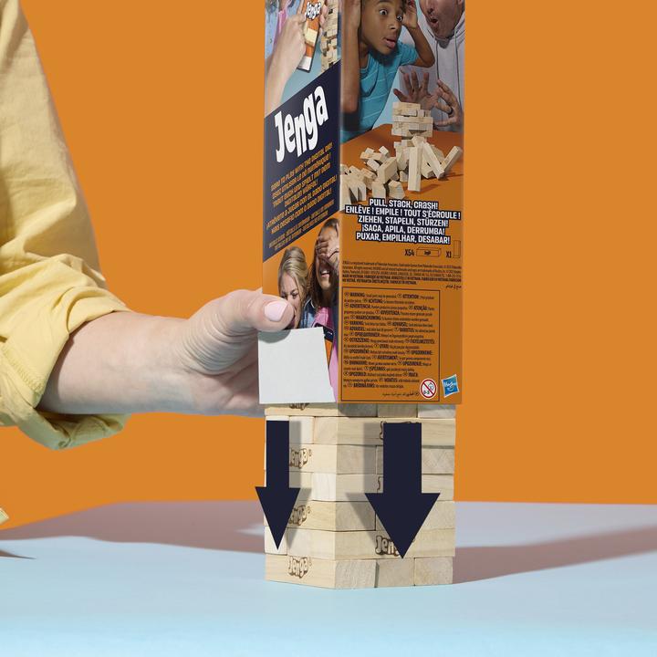 Actual product image Hasbro Gaming Jenga Refresh (German)
