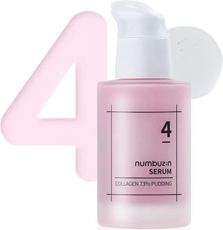 Actual product image Numbuzin No.4 Collagen 73% Pudding Serum Wrinkle Care Aging Dull Skin Brightening Elastin Hyaluronic (50 ml)
