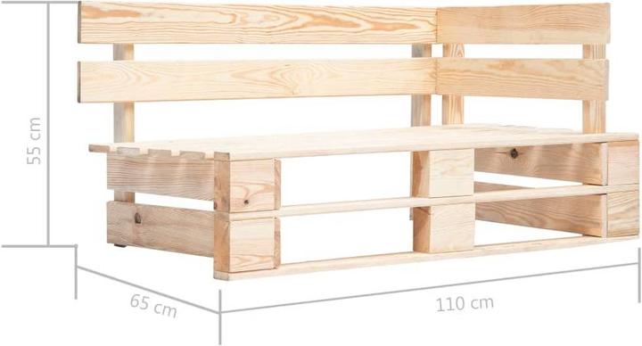 Produktbild VidaXL Paletten-Lounge-Set