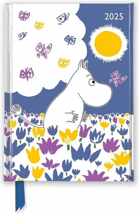 Produktbild Moomin Among the Flowers 2025 Luxury Pocket Diary Planner - Week to View (11 x 15 cm, Englisch)