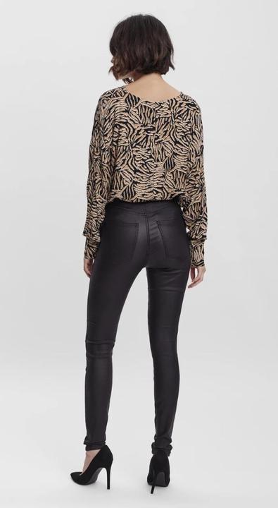Image du produit Vero Moda VMLOA HR SKINNY COATED ZIPPER PANT EXC Pantalon (30)