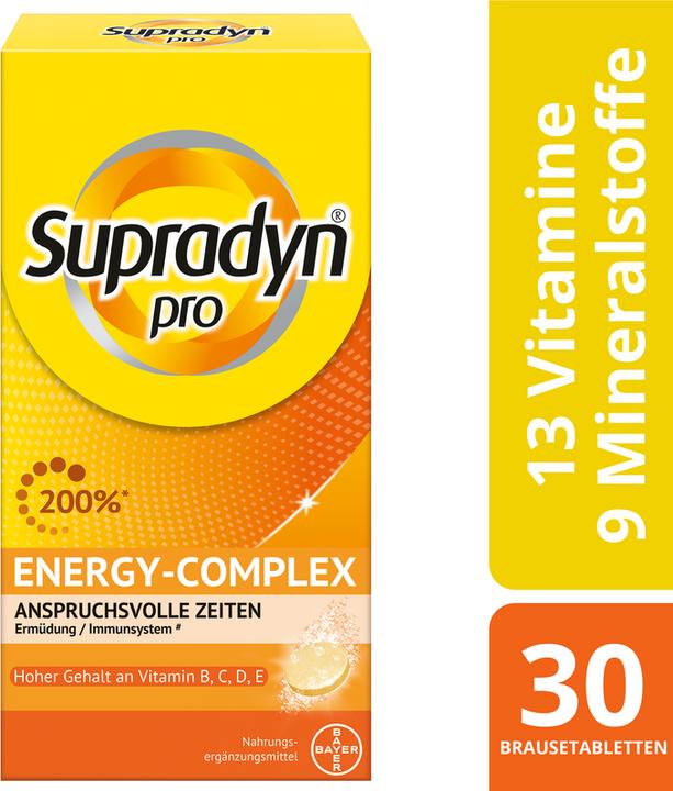 Produktbild Supradyn pro energy-complex (30 Stück, Brausetablette, 196 g)