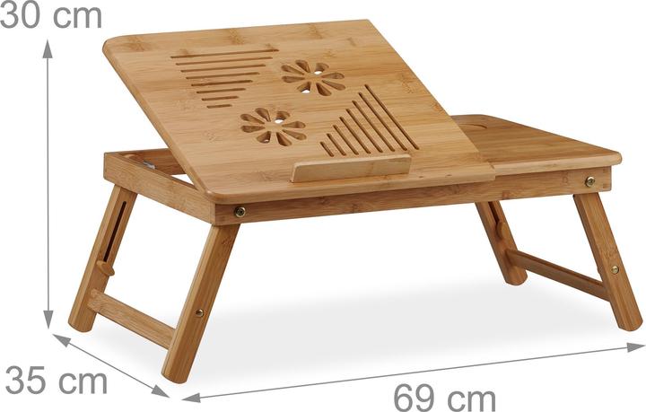 Actual product image Relaxdays Laptop table