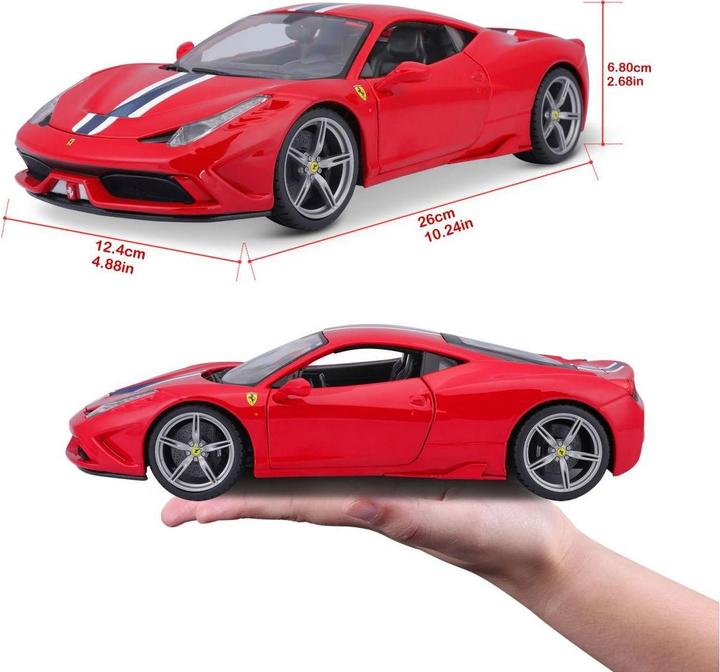 Actual product image Bburago Ferrari R&P 458 Speciale
