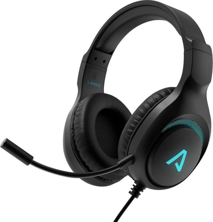 Produktbild Lamax LMXHGU1 headphones/headset Wired Head-band Gaming Black (Kabelgebunden)