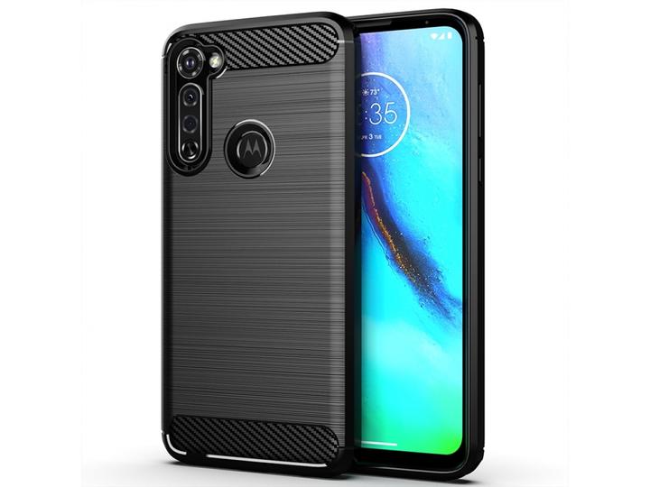 Screenguard Motorola Moto G Pro Hülle Carbon Brushed Soft TPU (Motorola Moto G Pro)