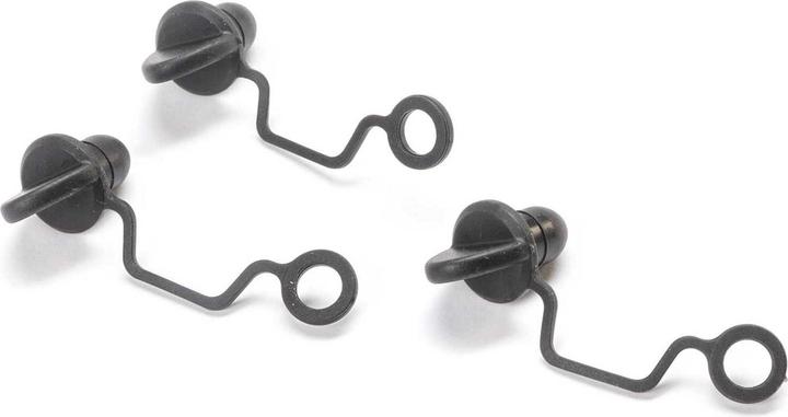 ProBoat Tethered Drain Plug, Large (3): Pro Boat