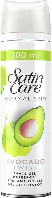 Immagine prodotto Gillette Satin Care Avocado Twist Shave Gel 200 ml (200 ml, Gel da barba)