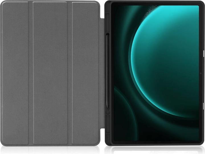 Actual product image Cover-Discount Galaxy Tab S9+ / S9 FE+ - Smart Case Silicone black (Galaxy Tab S9 Plus)
