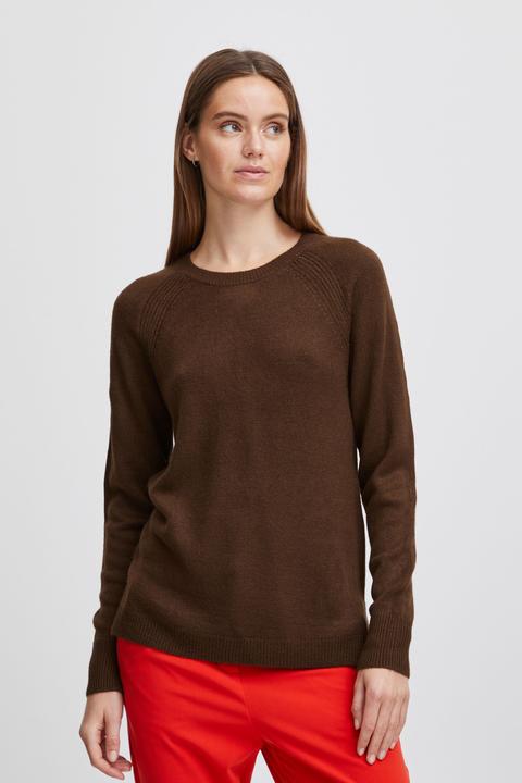 Actual product image B.young BYMALEA SLIT JUMPER 3 - 20811905 (S)