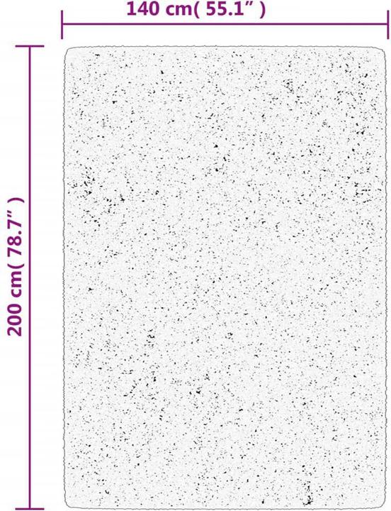 Produktbild VidaXL Teppich Shaggy Hochflor Modern (200 x 140 cm)