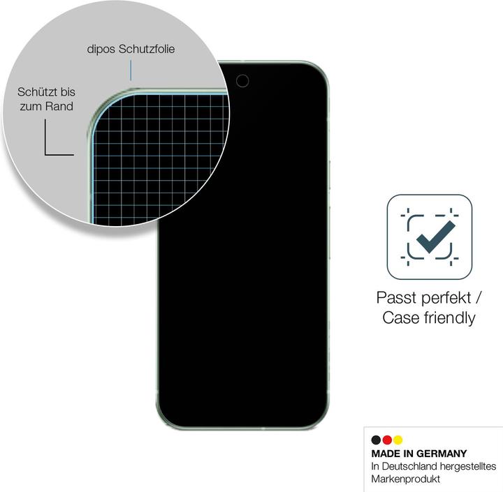 Produktbild Dipos Anti-Shock Displayschutz Matt 9H (1 Stück, Google Pixel 9)