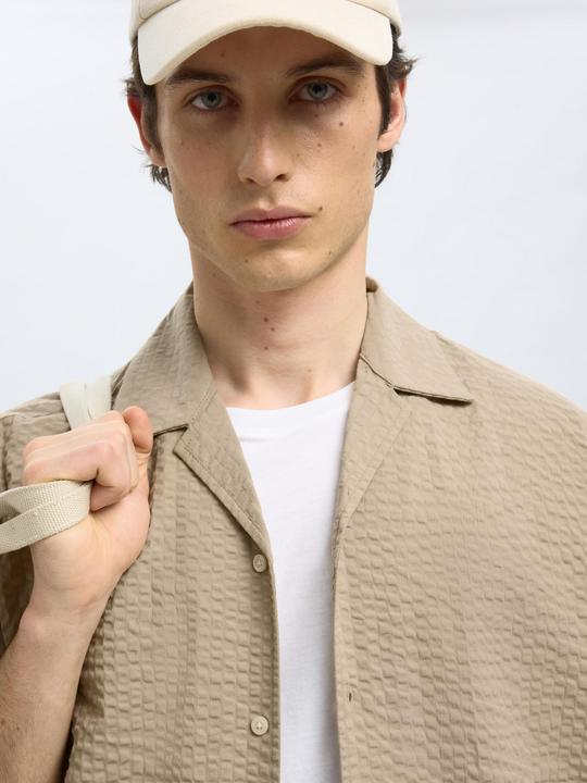 Produktbild Selected Homme Seersucker Kurzarmhemd (XL)