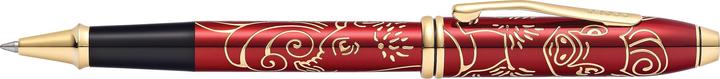 Image du produit Cross Rollerball Townsend Zodiac Année du cochon 2019 (Laque rouge avec fraisages plaqués or 23 carats, 1 x)