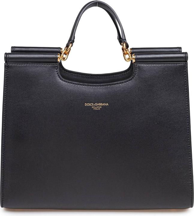 Immagine prodotto Dolce & Gabbana small sicily shopping bag in black leather