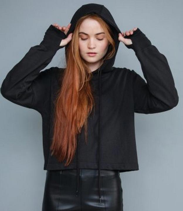 Actual product image Crop hoodie (L)