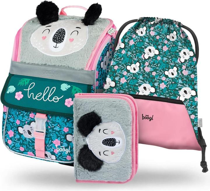 Produktbild Baagl 3-teiliges Schulranzen Set - Baby Koala