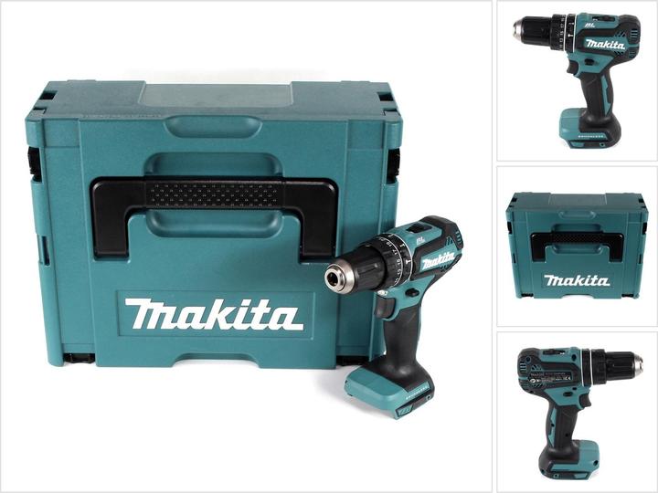 Produktbild Makita DHP 485 ZJ 18 V Li-Ion Akku Schlagbohrschrauber Solo im Makpac - ohne Akku, ohne Ladegerät (Akkubetrieb)