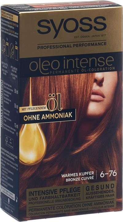 Actual product image Syoss Oleo Intense (6-76 Warm copper)