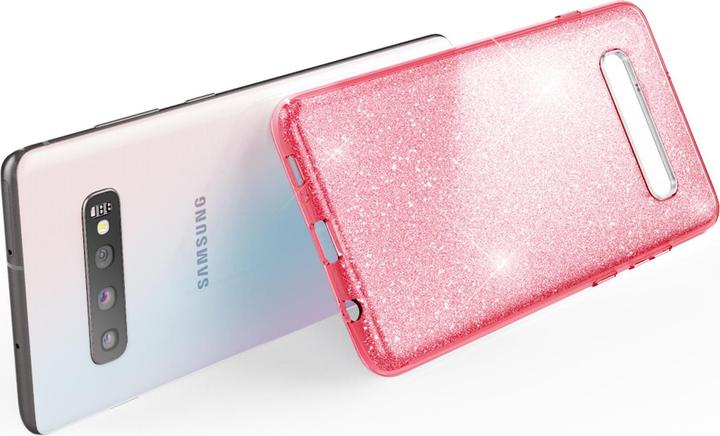Actual product image Nalia Glitter cover (Samsung Galaxy S10+)