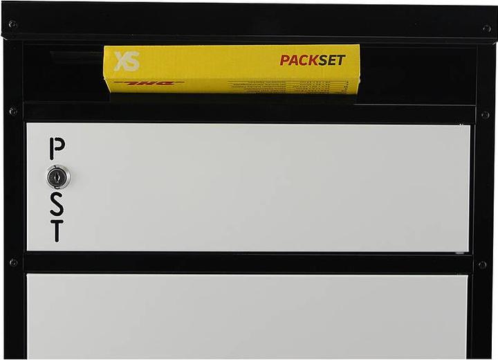 Actual product image SafePost 65 TIAMAT parcel box black/white + 12 keys