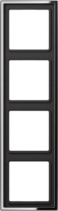 Image du produit JUNG Cadre de montage 4f chr glz LS / LS 990 GCR2984
