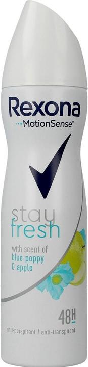 Productafbeelding Rexona Blue Poppy Apple Deodorant Spray 150ml (Spuit, 150 ml)