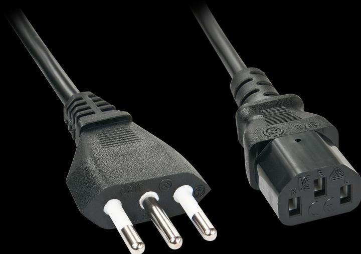Produktbild Lindy IEC mains cable, italy Italian mains plug-IEC320 C13 (3 m)