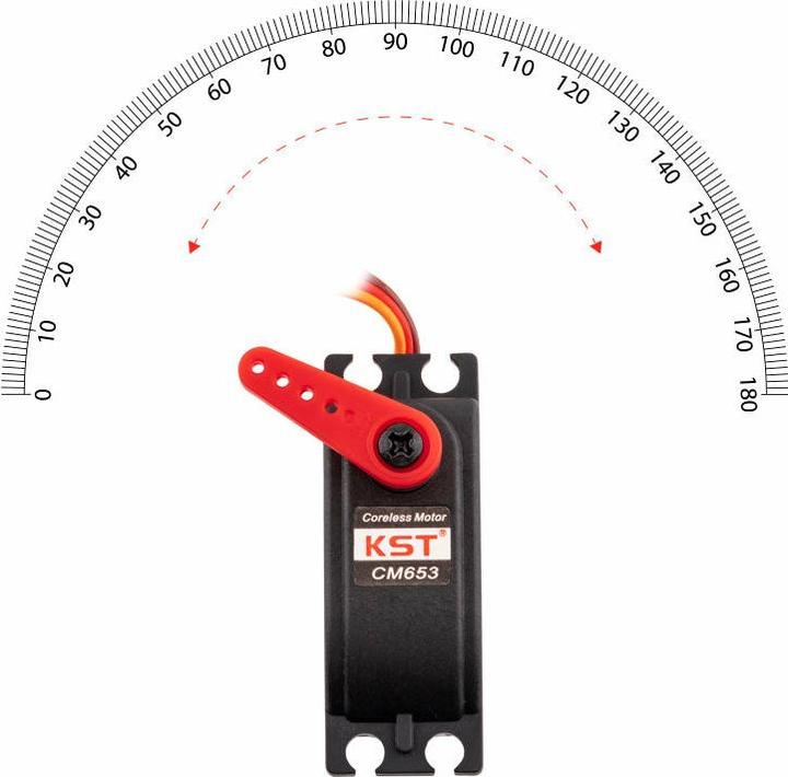 Produktbild KST Low Profile Servo CM653 18 kg, 0.07 s, Digital HV