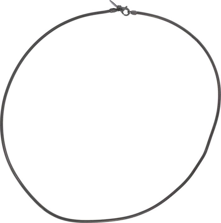 Produktbild Xen Schlangenkette 42 cm lang aus 925 Silber black Rhodium (925 Sterling Silber, 42 cm)