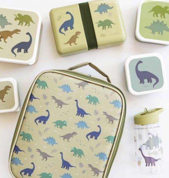 Image du produit A Little Lovely Company ALLC Lunch & Boîte à goûter Dinosaure SBSEDI38