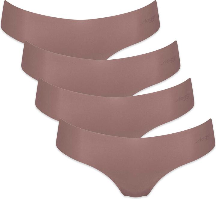 Sloggi String Casual Bequem sitzend Zero Microfiber Hipstring 2.0 (XS, 4er Pack)